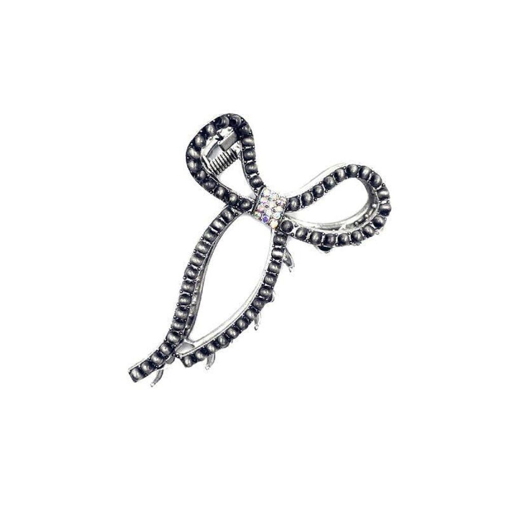 Western Navajo Pearl Ribbon Hair Claw